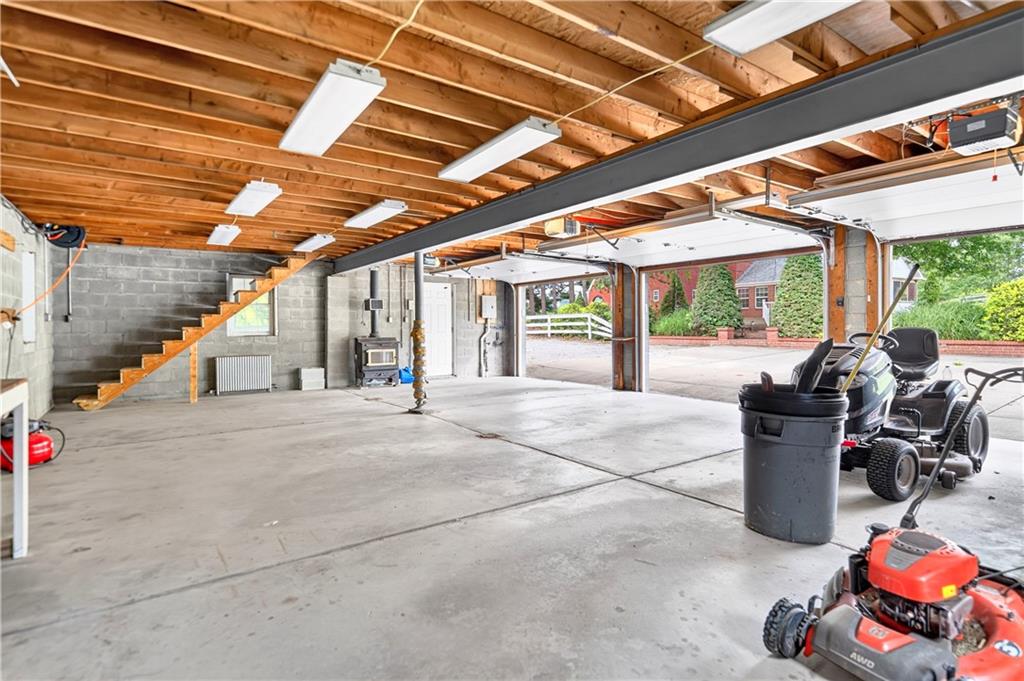 1301 Langeloth Road Burgettstown, PA 15021 - Photo 47 of 50 The oversized 3-car garage has room to work (and fireplace 5 of 5)...