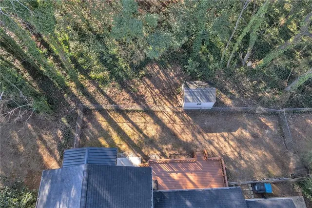 a view of tree outside of the house