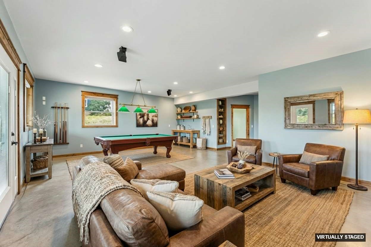 701 Clark Street Fairplay, CO 80440 - Photo 37 of 50 Virtually Staged Basement Living Room