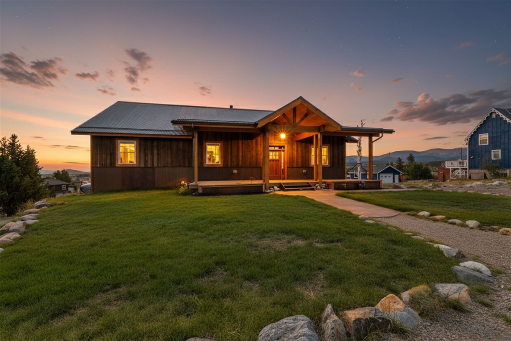 701 Clark Street Fairplay, CO 80440 - Photo 50 of 50 Enjoy the Sunrise from the covered front porch