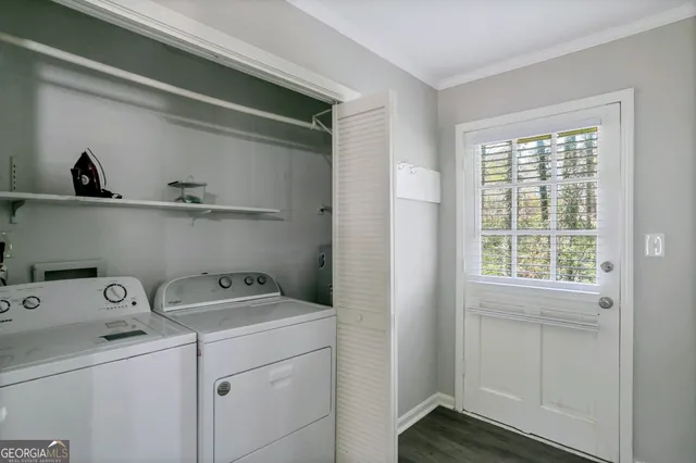 a view of storage utility room