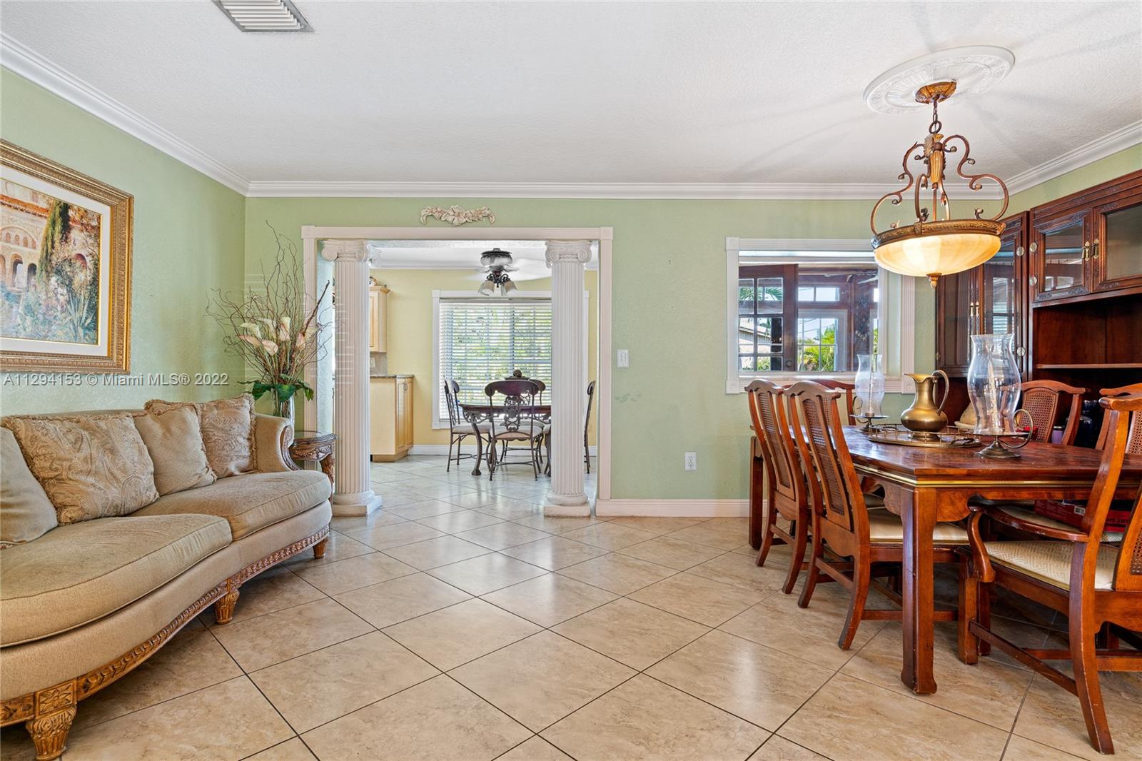 9901 Southwest 35th Terrace Miami, FL 33165 - Photo 13 of 50 a view of a livingroom and dining room