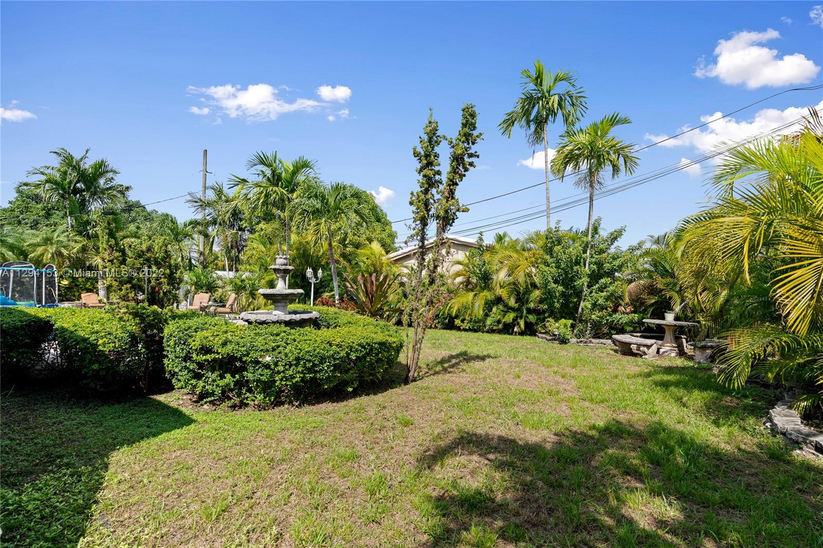 9901 Southwest 35th Terrace Miami, FL 33165 - Photo 47 of 50 a view of a garden with a tree
