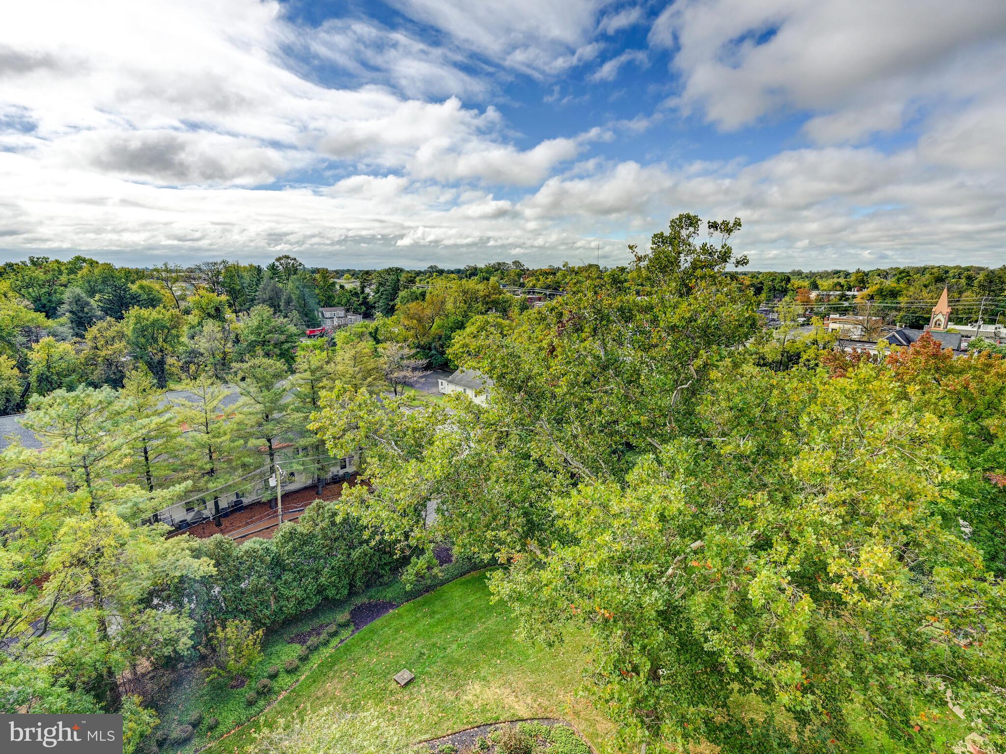 11 Slade Avenue, Unit 912 Baltimore, MD 21208 - Photo 29 of 31 a view of a yard with plants and large trees