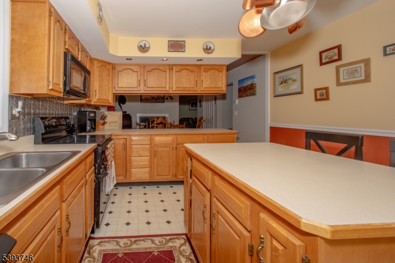 5 Twin Pond Road Montague, NJ 07827 - Photo 11 of 29 a large kitchen with stainless steel appliances a stove a sink dishwasher and cabinets with wooden floor