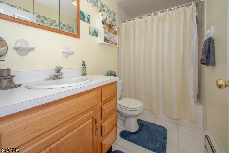 5 Twin Pond Road Montague, NJ 07827 - Photo 17 of 29 a bathroom with a sink a toilet and shower curtain