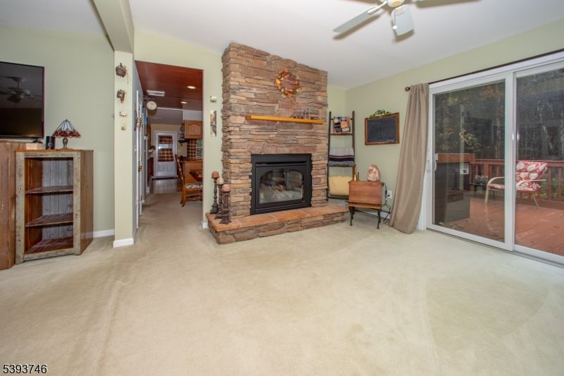 5 Twin Pond Road Montague, NJ 07827 - Photo 6 of 29 a living room with furniture and a fireplace