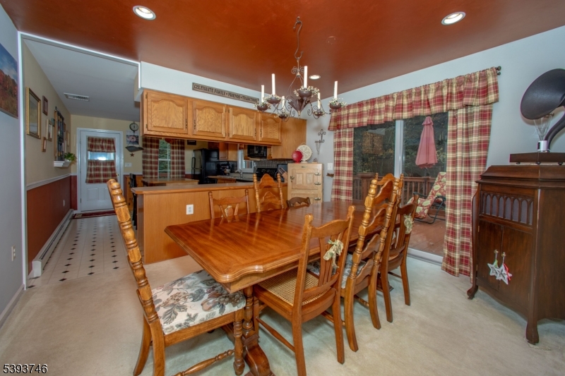 5 Twin Pond Road Montague, NJ 07827 - Photo 8 of 29 a dining room with furniture and chandelier kitchen view