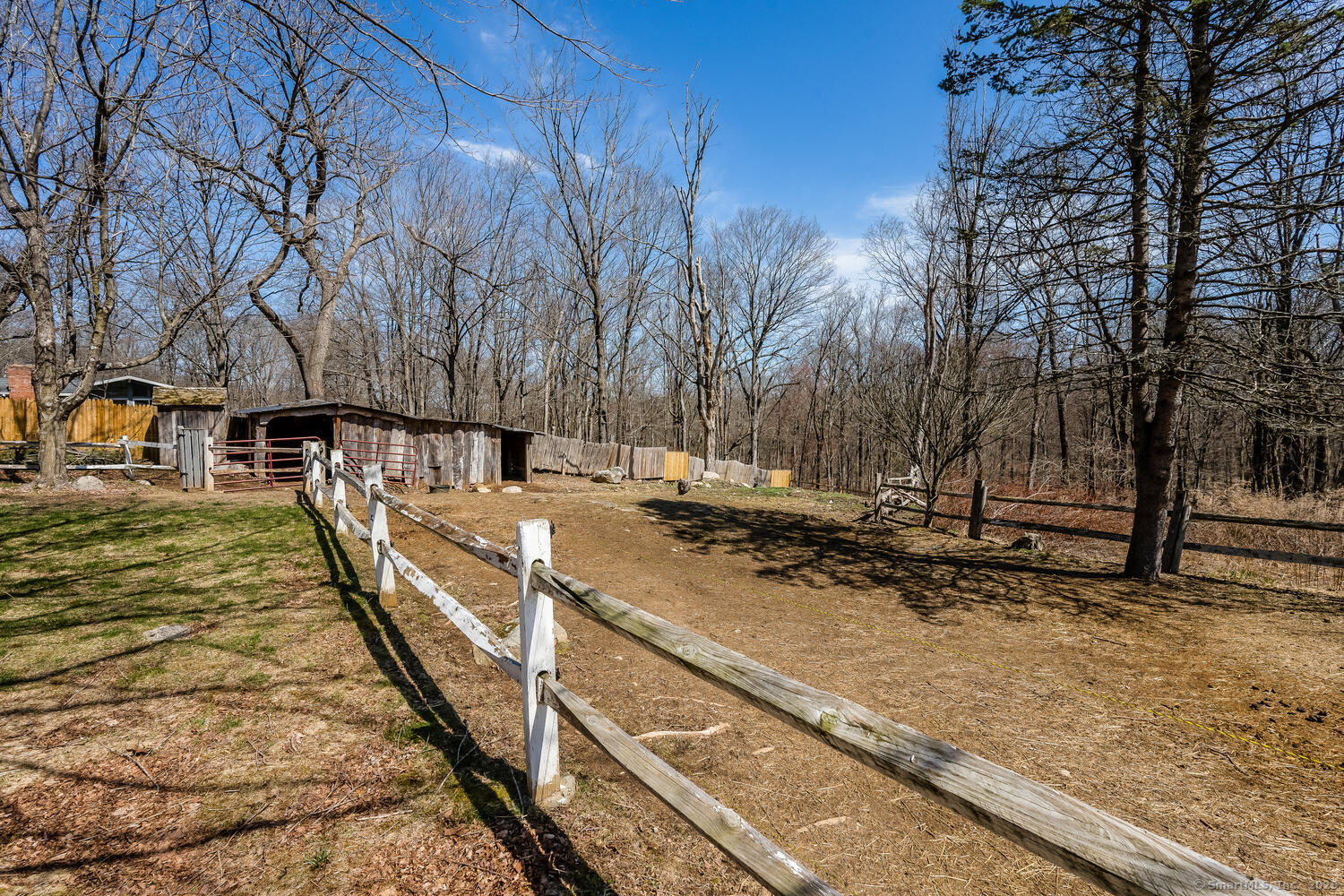 175 Mountain Road Wilton, CT 06897 - Photo 37 of 40 a view of a yard with trees