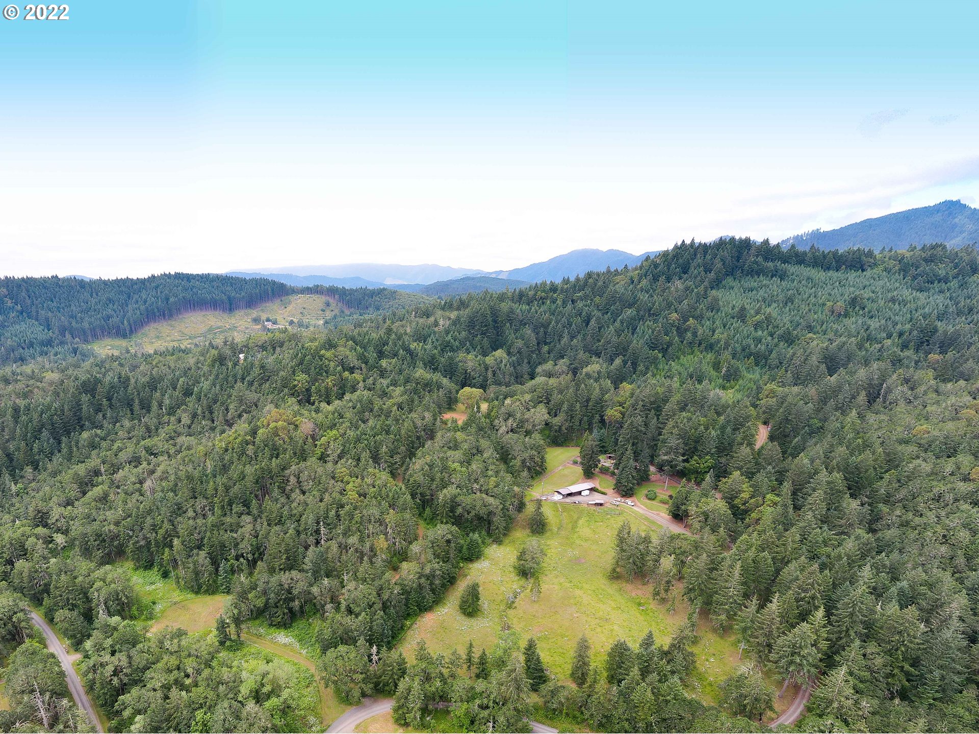 378 Racoon Road Oakland, OR 97462 - Photo 31 of 32 a view of a city with lush green forest