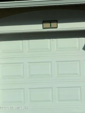 a close view of door