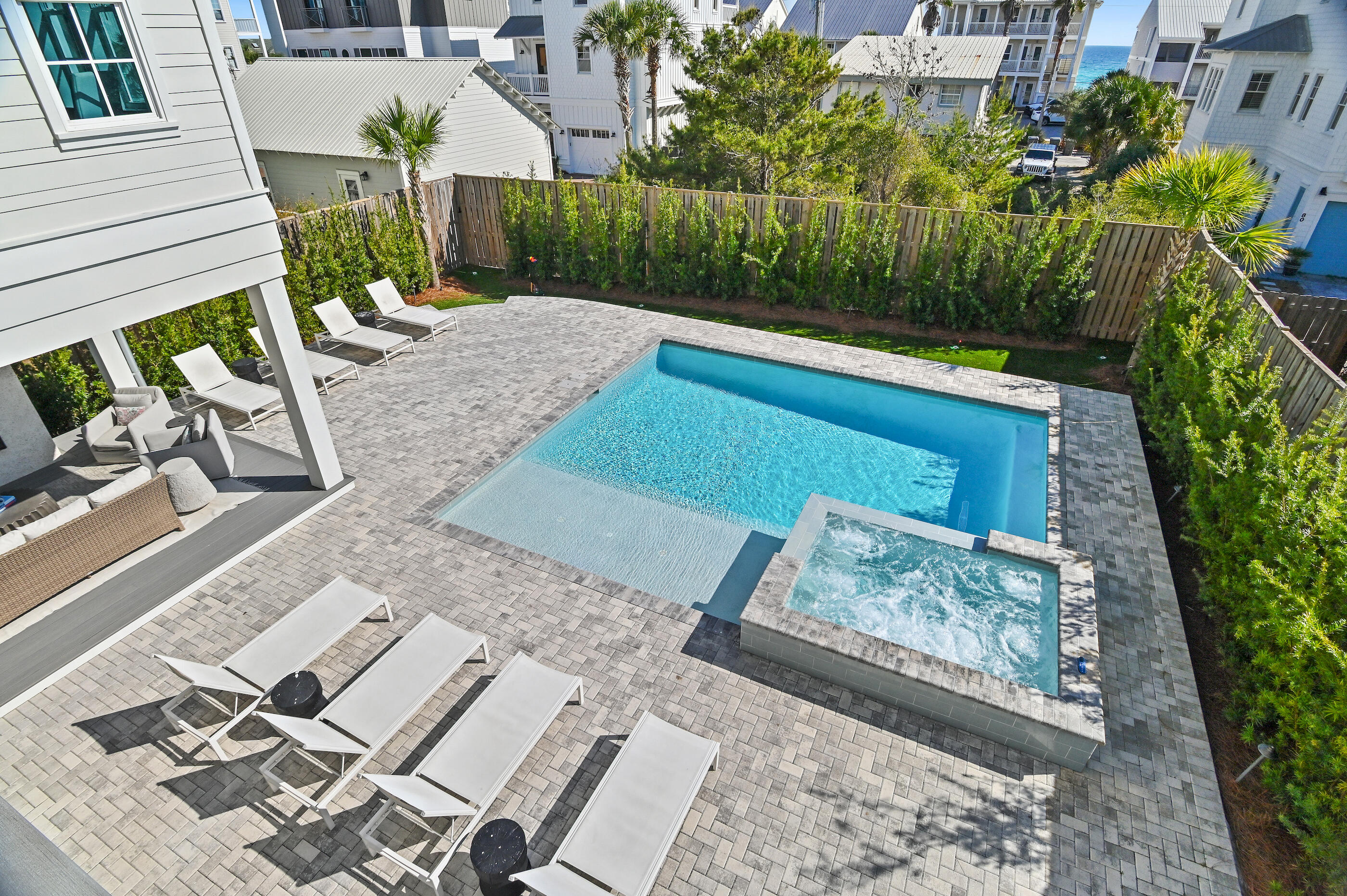 332 Eastern Lake Road Santa Rosa Beach, FL 32459 - Photo 20 of 134 2nd level gulf facing balcony pool view