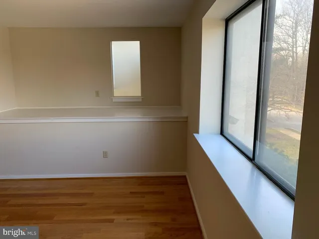 a view of a glass door