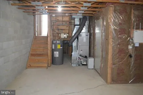 a view of basement