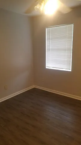 a view of hallway with window