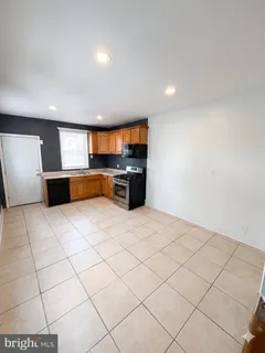 a large white room with a large window