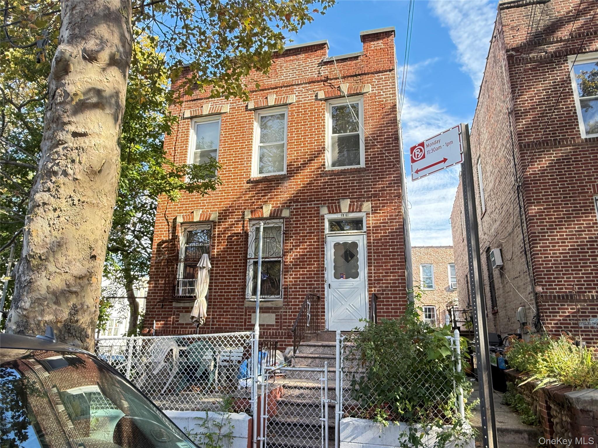 a front view of a multi story residential apartment building