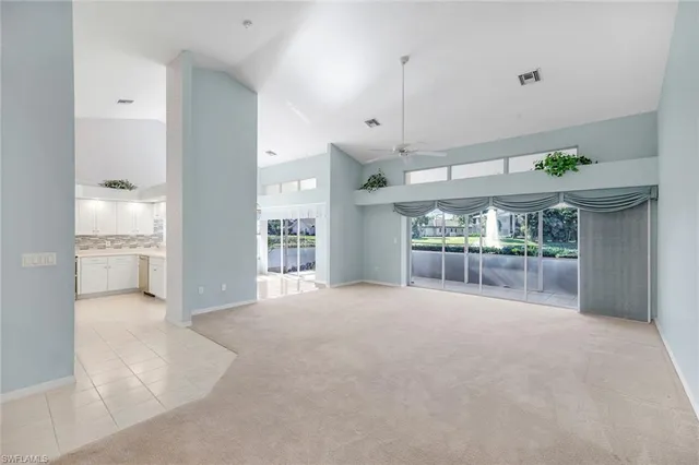 a view of livingroom and window