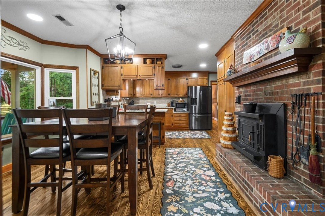 18522 Goode Lane Dinwiddie, VA 23841 - Photo 22 of 99 a view of a dining room with furniture window and outside view