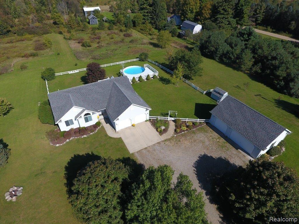 5294 West Oregon Road Lapeer, MI 48446 - Photo 15 of 78 Front From Above.JPG