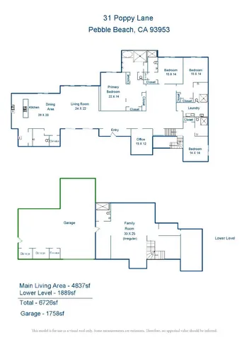 $11,900,000 | 31 Poppy Lane, Pebble Beach, CA 93953