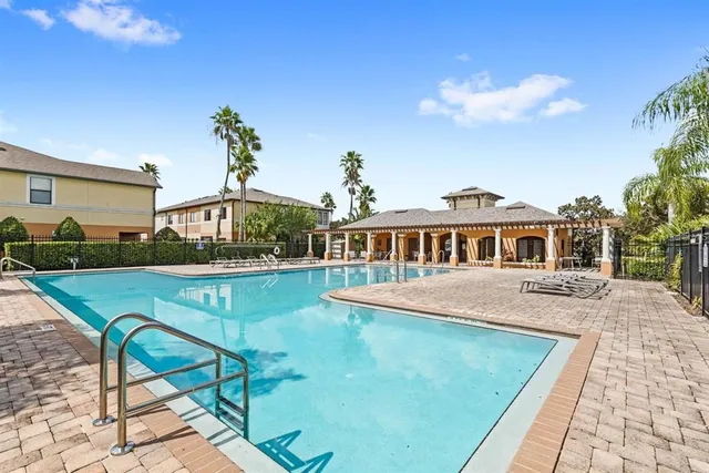 a view of a house with pool