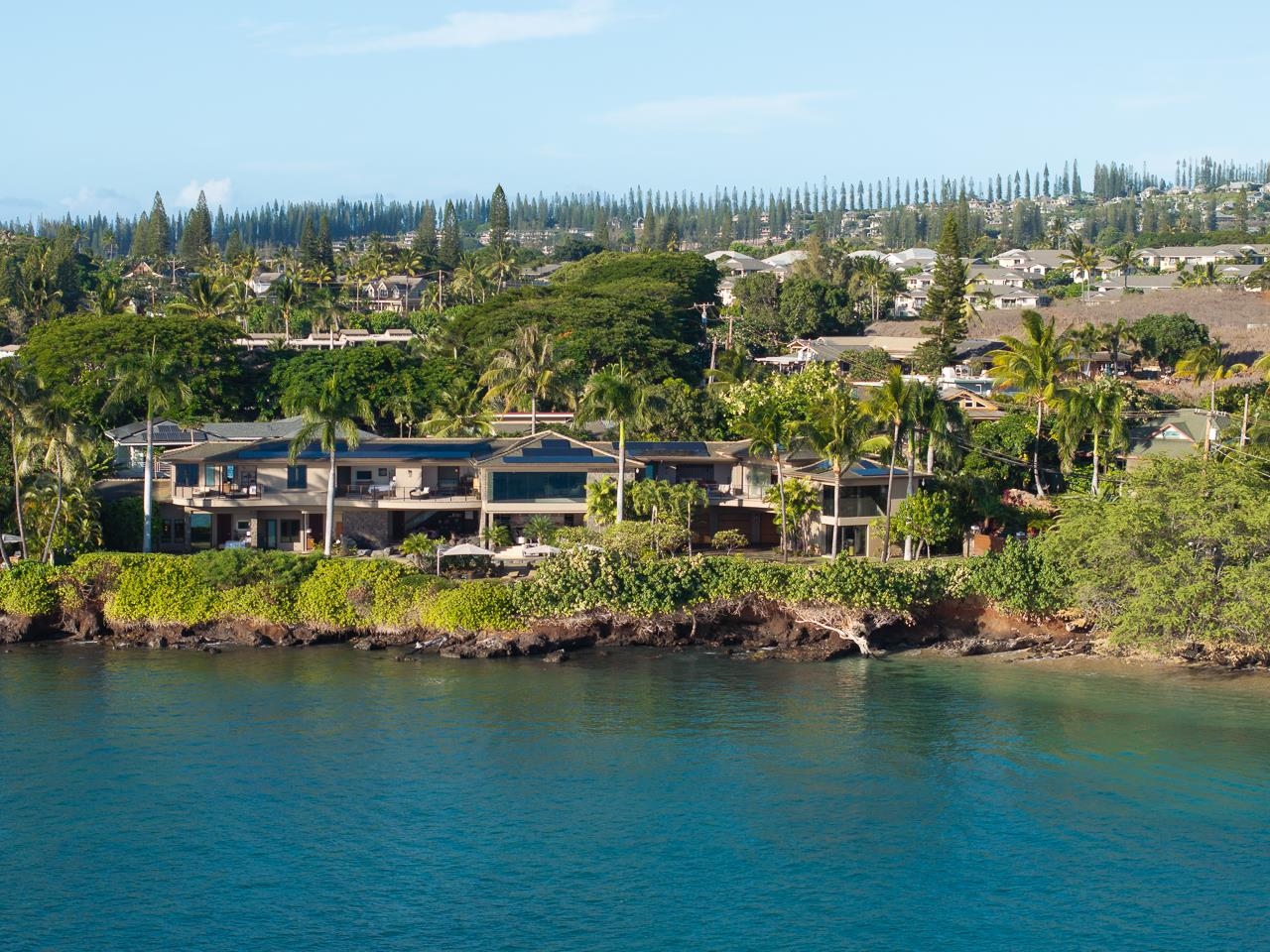 4809 Lower Honoapiilani Road Lahaina, HI 96761 - Photo 48 of 49 an aerial view of residential houses with outdoor space lake view and trees