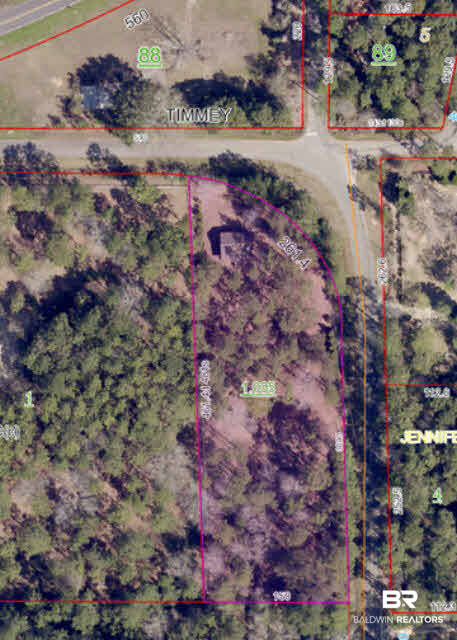 16981 Ferry Road Fairhope, AL 36532 - Photo 32 of 32 Aerial tax map view