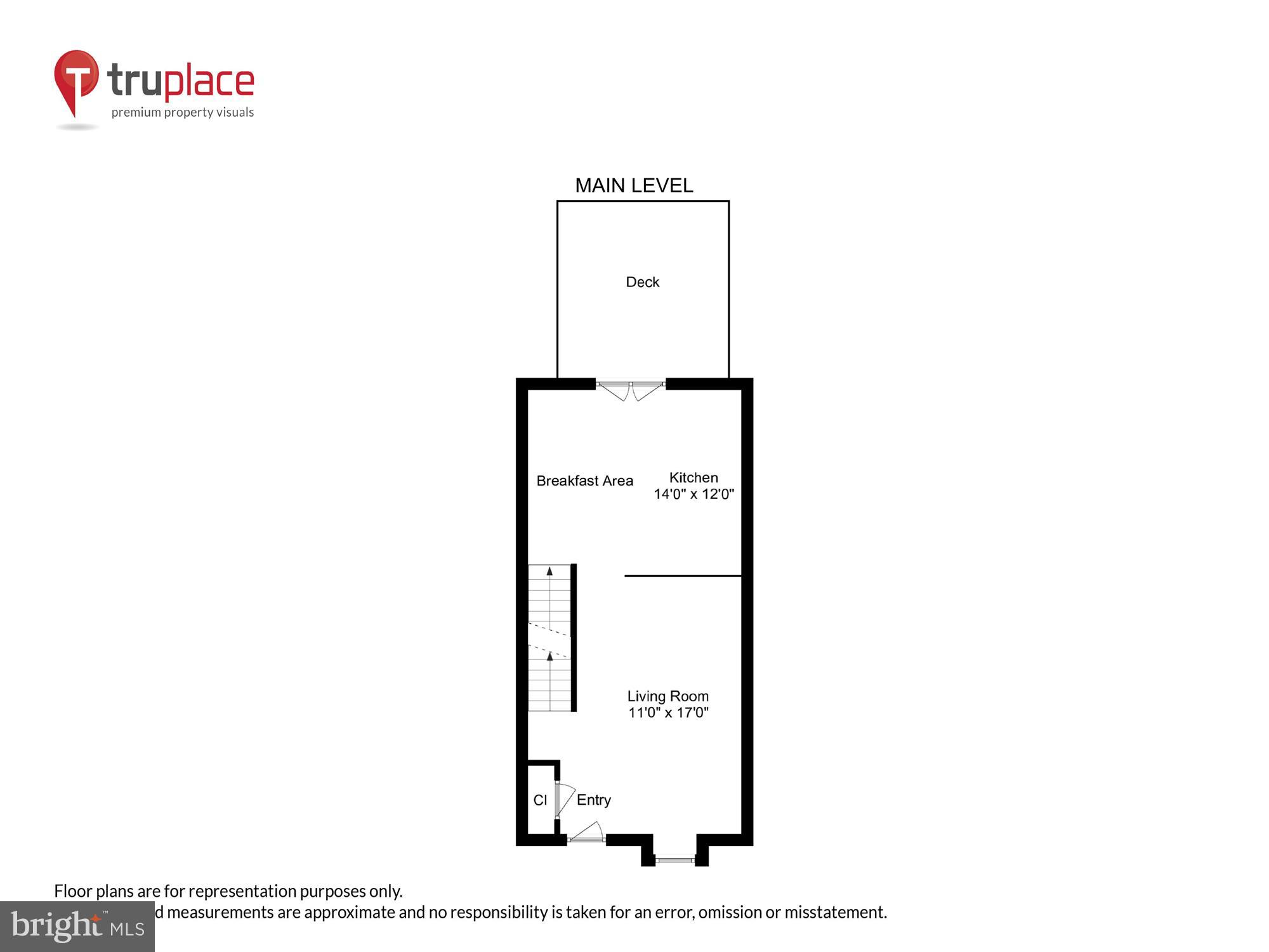 1637 Fieldthorn Drive Reston, VA 20194 - Photo 35 of 41 Main level (labels & measurement