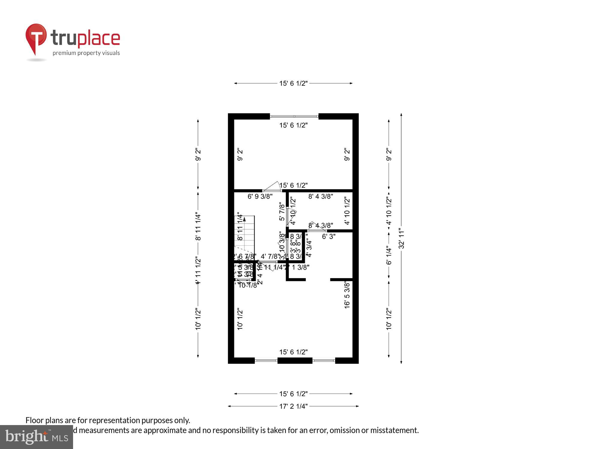 1637 Fieldthorn Drive Reston, VA 20194 - Photo 38 of 41 Upper level dimensions