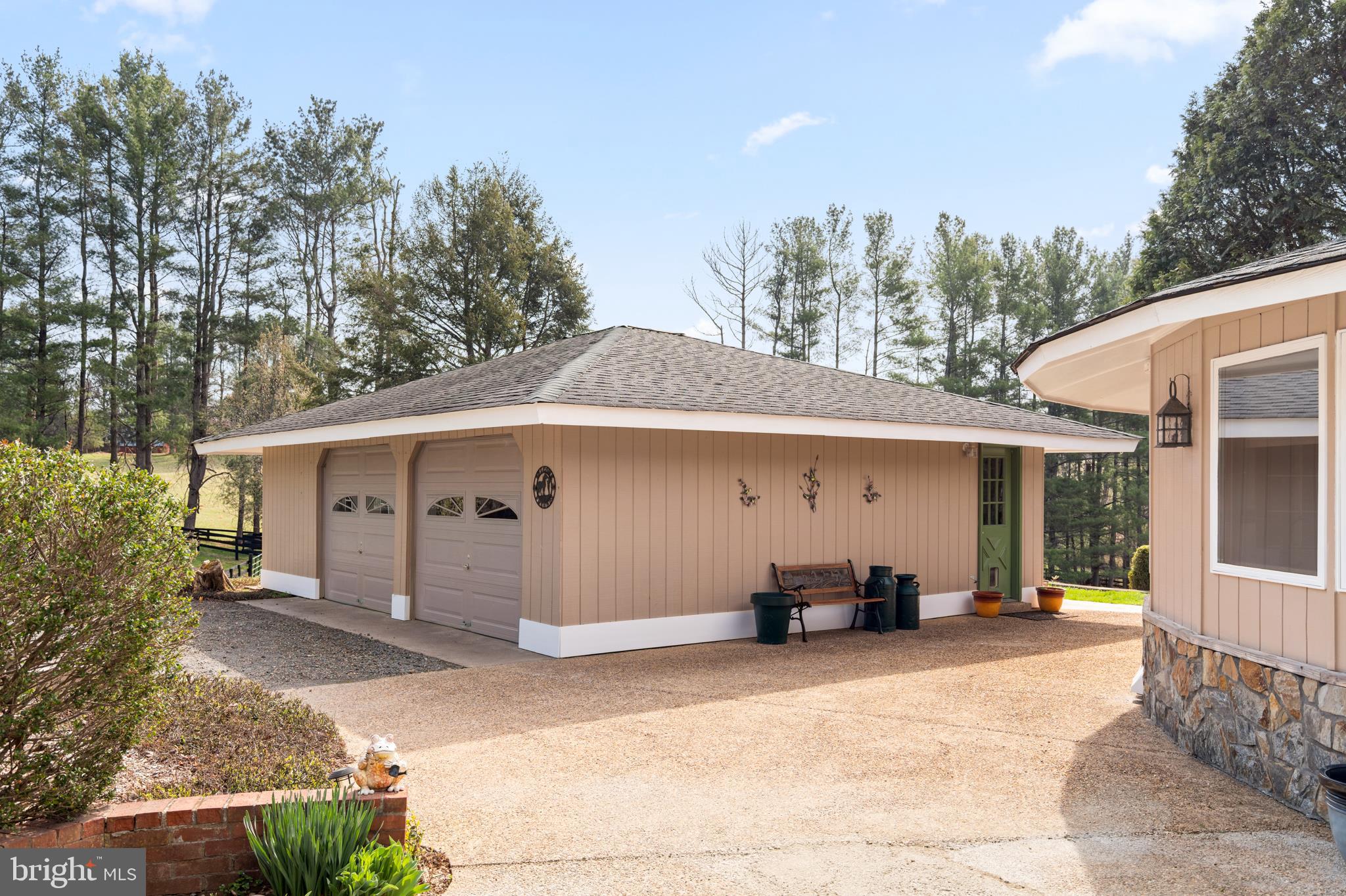 10803 Crest Hill Road Marshall, VA 20115 - Photo 5 of 30 a view of a patio with furniture and a yard