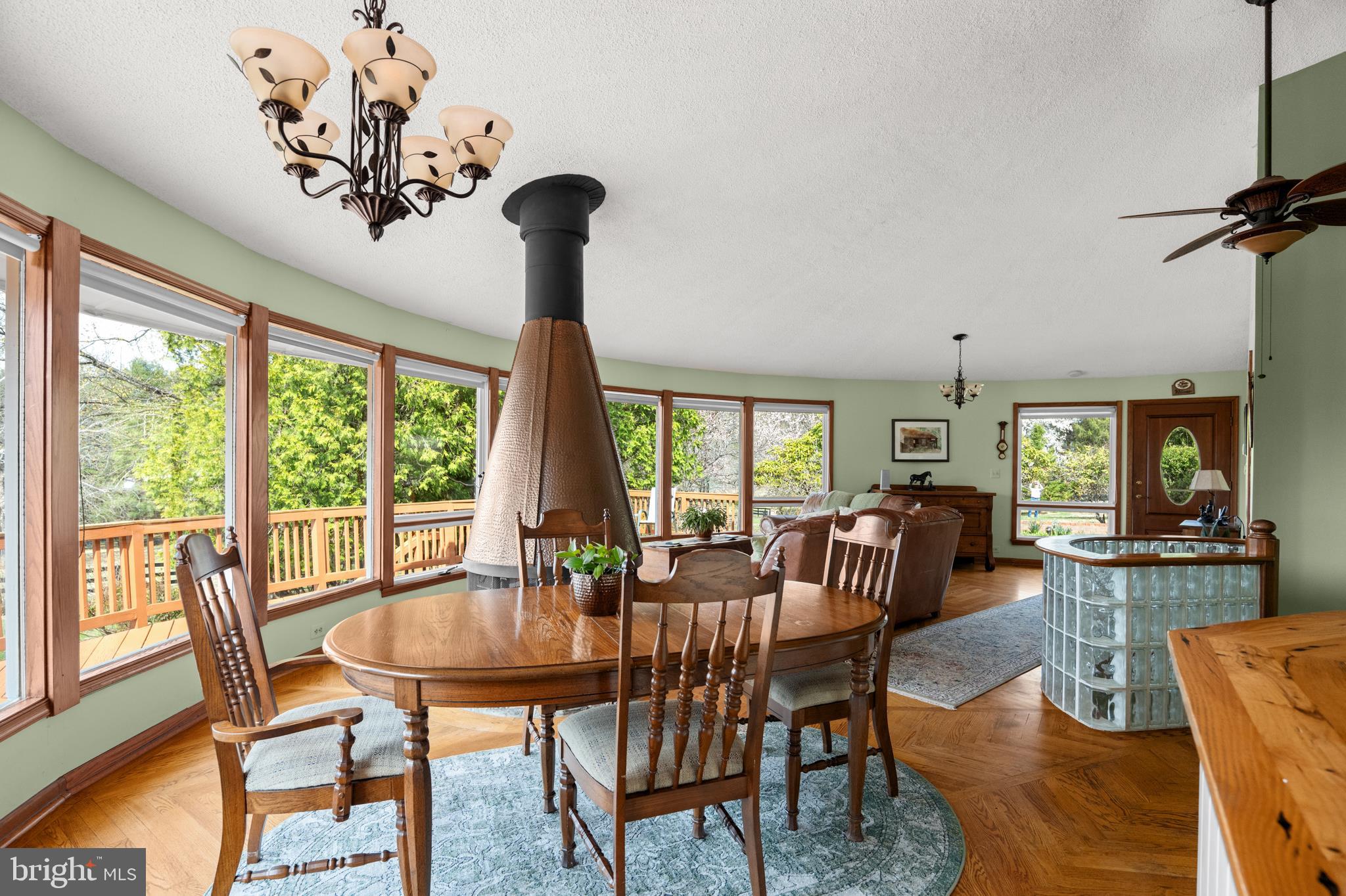 10803 Crest Hill Road Marshall, VA 20115 - Photo 9 of 30 a view of a dining room with furniture window and outside view