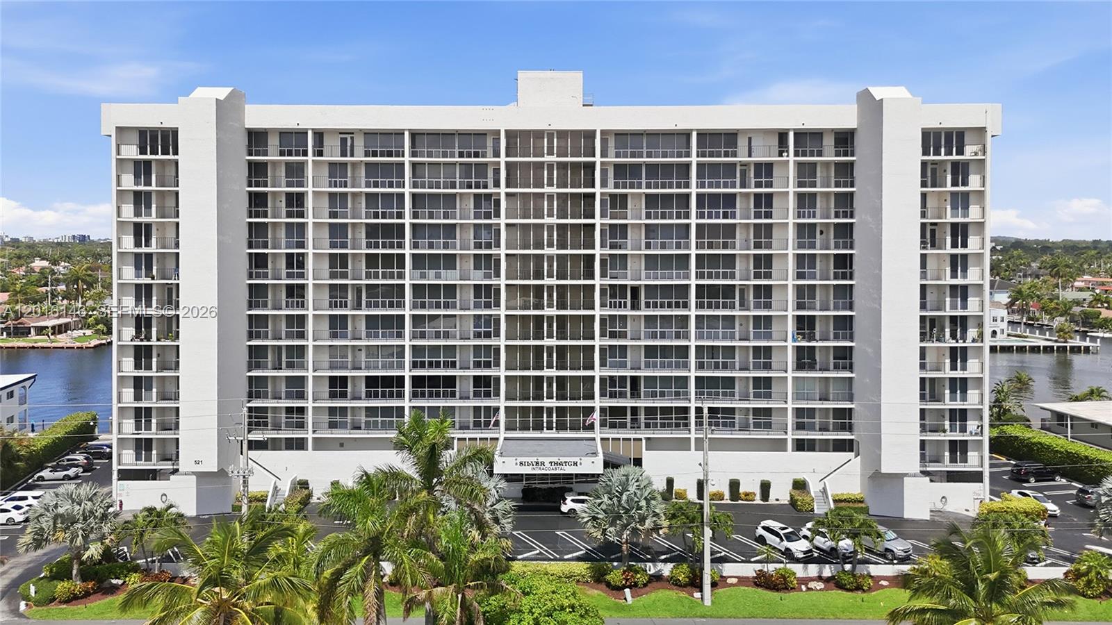 521 North Riverside Drive, Unit 606 Pompano Beach, FL 33062 - Photo 39 of 50 a front view of a building