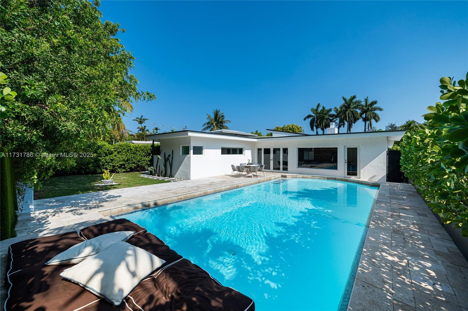 a view of a house with pool