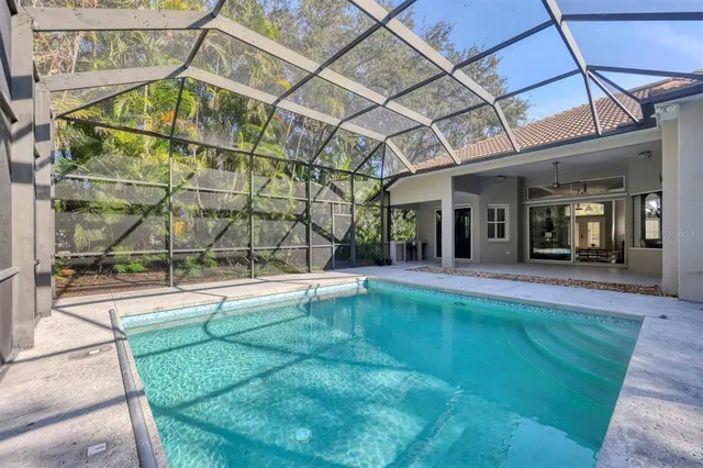 a view of a yard in front of house