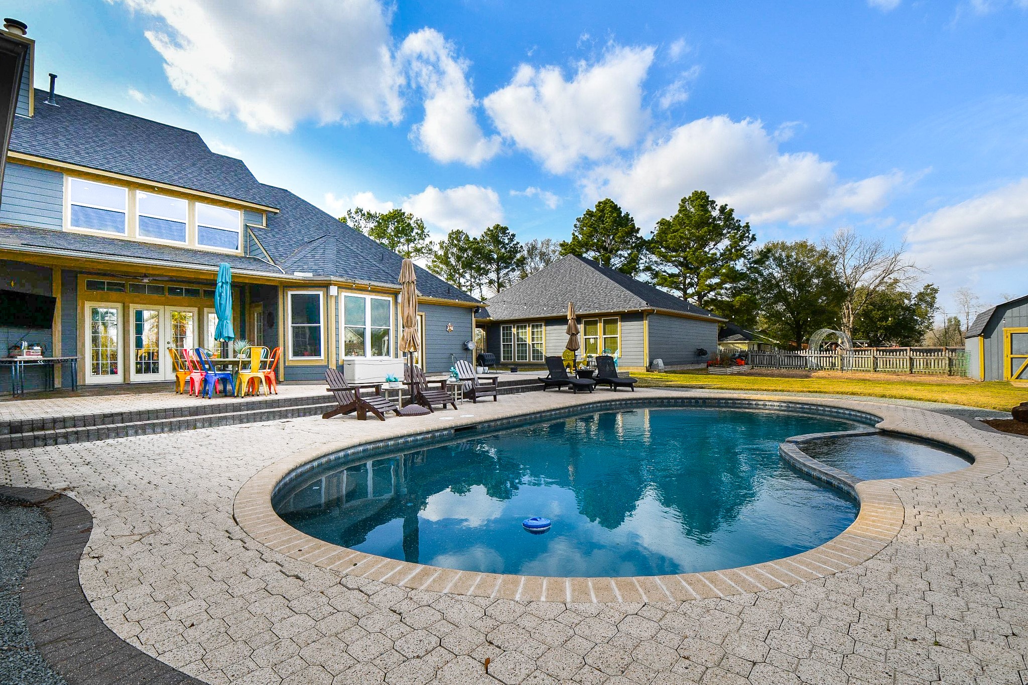 3680 Eula Morgan Road Katy, TX 77493 - Photo 35 of 50 Head for this private cool oasis any time of day or night!