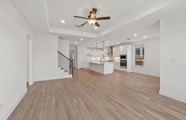 a view of small space with racks on the wall