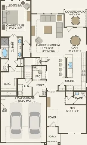 an empty room with window