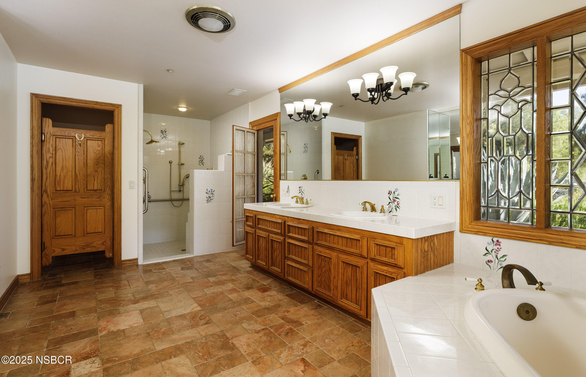 1665 North Refugio Road Santa Ynez, CA 93460 - Photo 16 of 31 primary bath; tub and shower