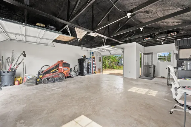 a view of a bike garage