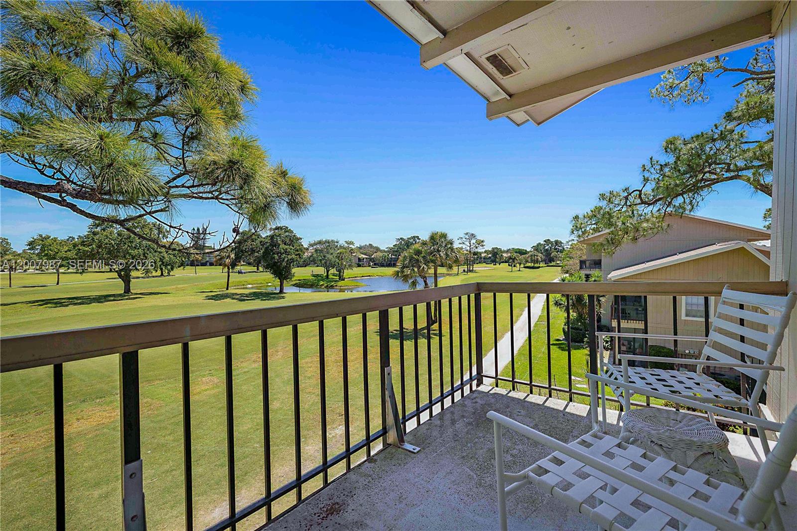 9169 Southeast Riverfront Terrace, Unit M Jupiter, FL 33469 - Photo 20 of 37 Master balcony beautiful views.