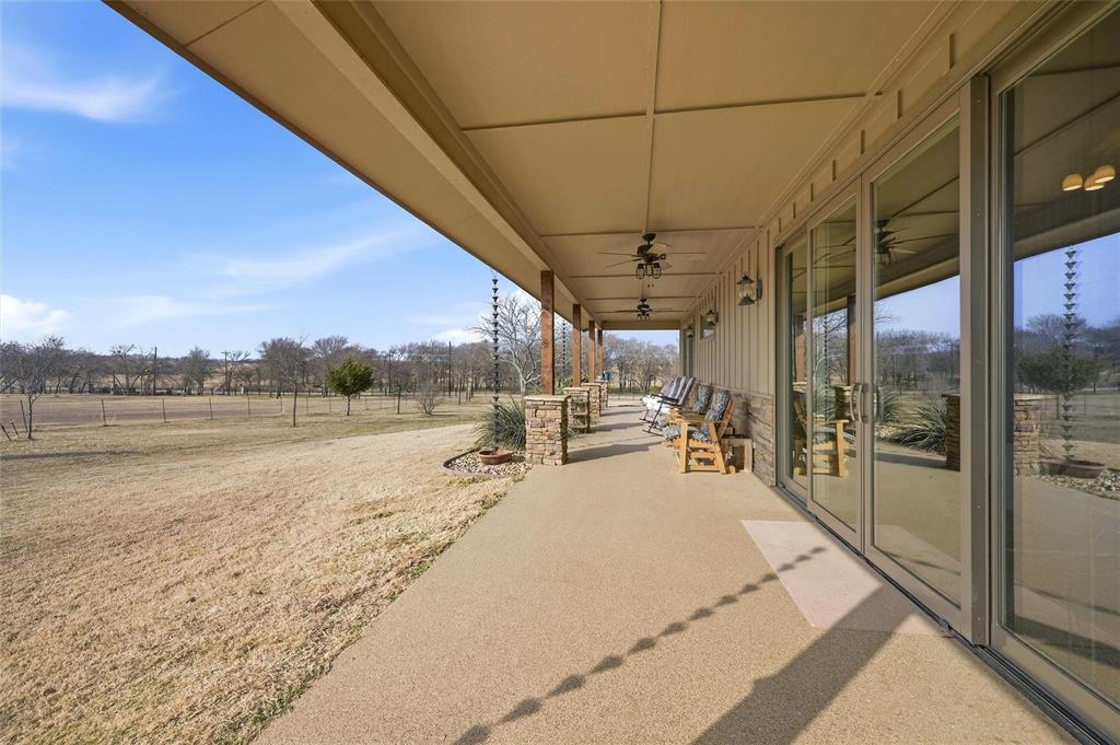 1000 Swindle Road Howe, TX 75459 - Photo 32 of 40 a view of a swimming pool with a lake from a hallway