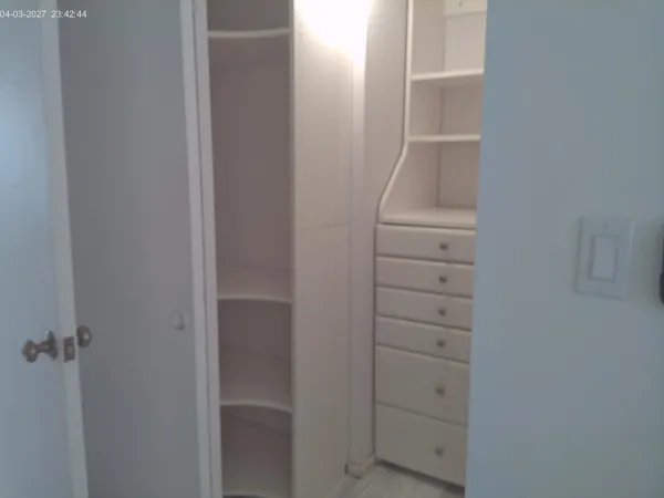 a view of walk in closet