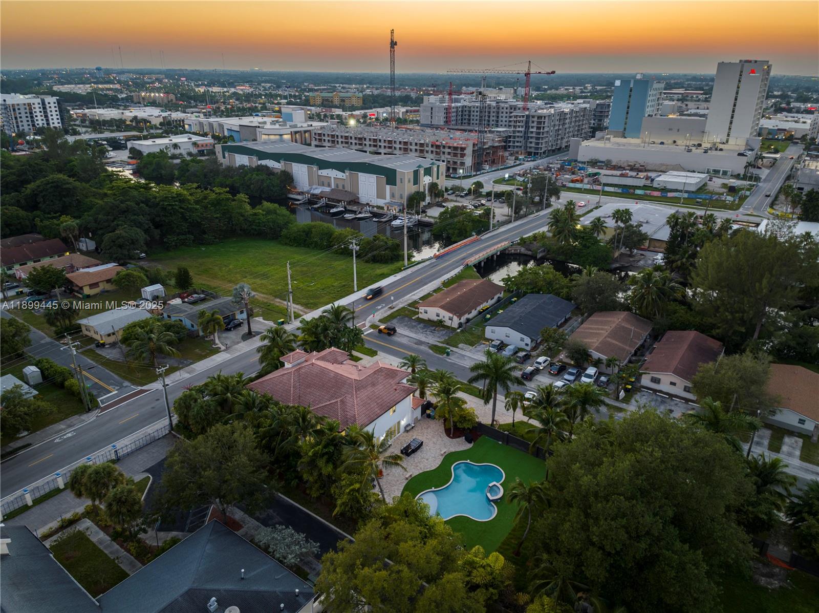 112 Northwest 14th Way Dania Beach, FL 33004 - Photo 29 of 42 an aerial view of multiple house