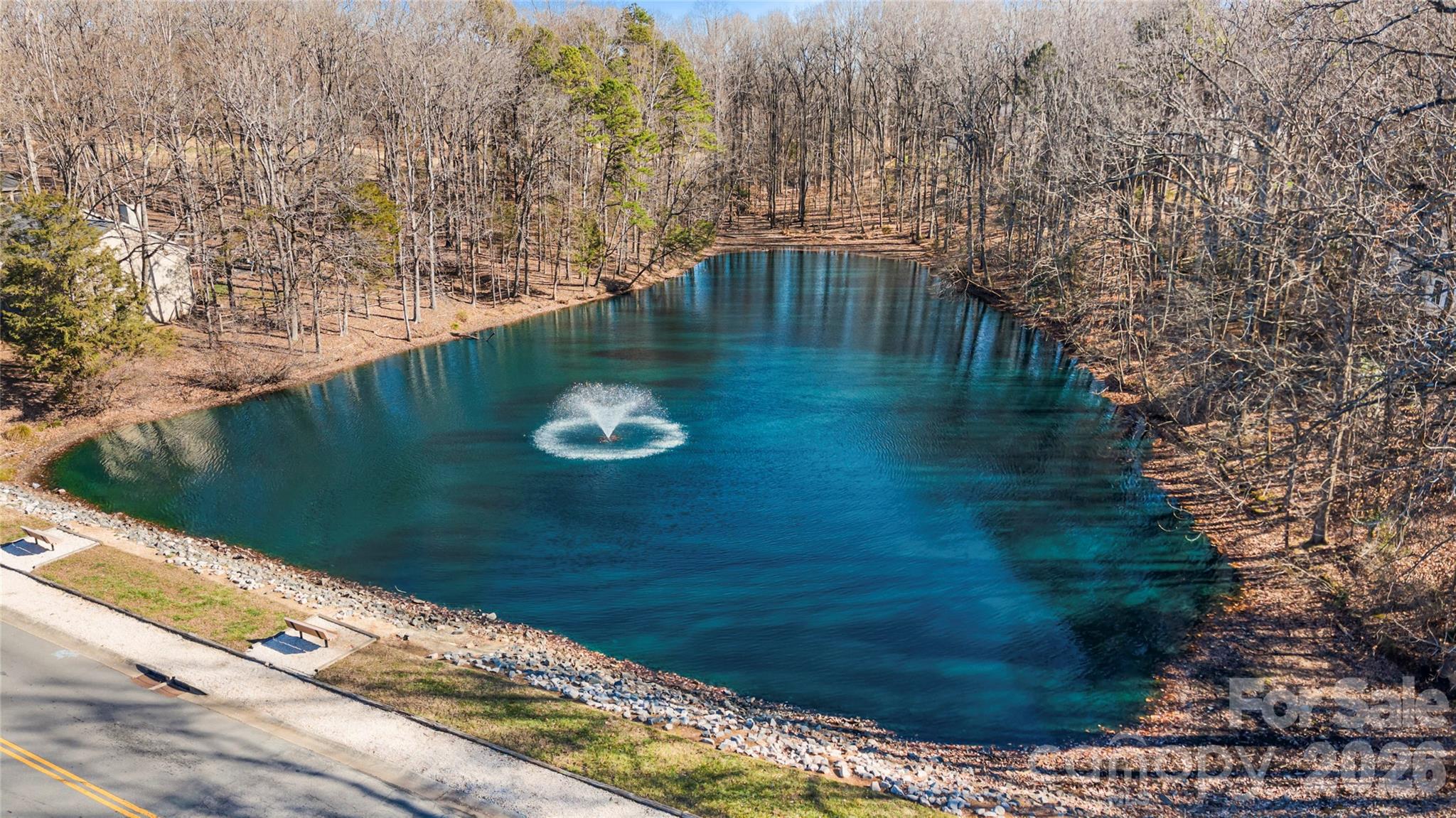 8240 Circle Tree Lane Charlotte, NC 28277 - Photo 24 of 29 a view of a lake from a balcony