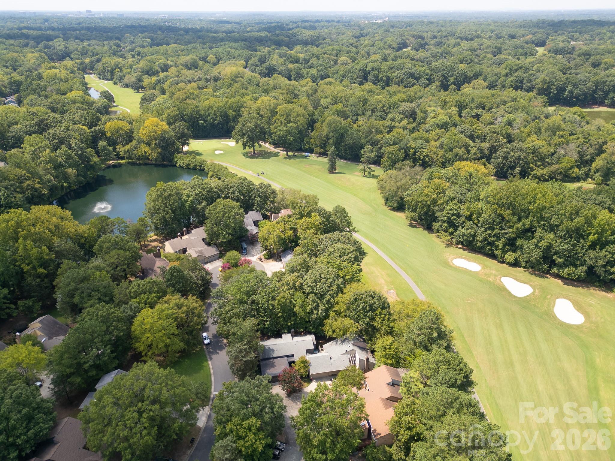 8240 Circle Tree Lane Charlotte, NC 28277 - Photo 27 of 29 an aerial view of a houses with a yard