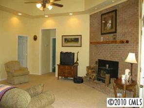 410 Bridle Path Farm Road Cleveland, NC 27013 - Photo 3 of 8 a living room with furniture and a fireplace