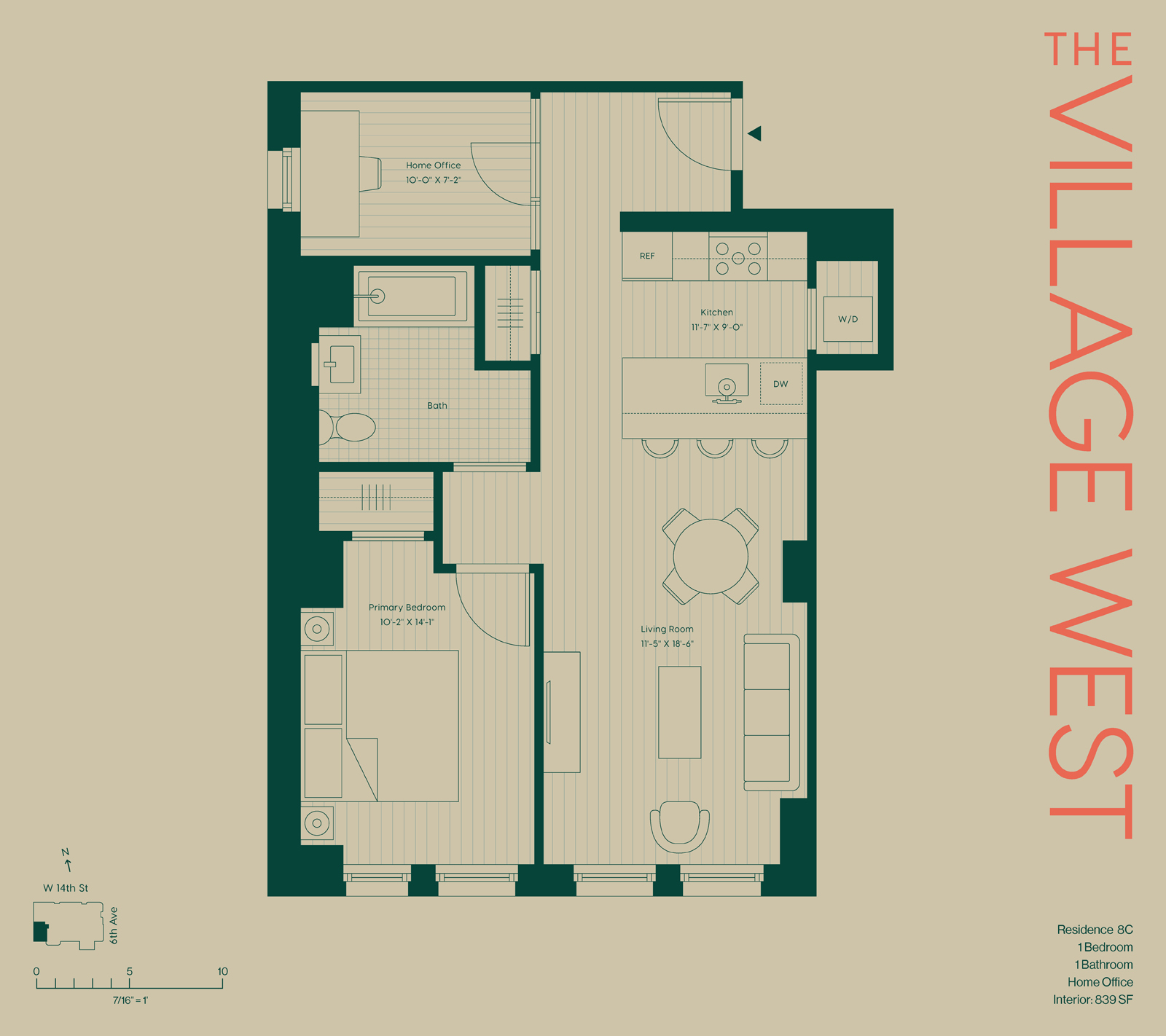 Undisclosed Address Manhattan, NY 10011 - Photo 5 of 5 a picture of a bathroom with a sink and a mirror