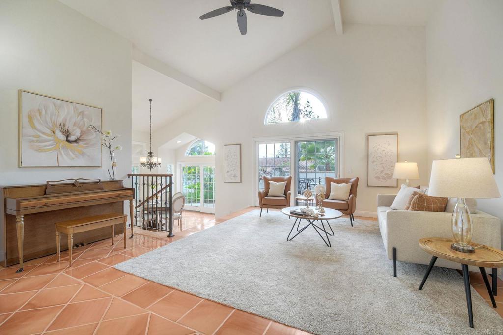 13253 Edina Way Poway, CA 92064 - Photo 13 of 55 Slider to patio, the carpet is attached (not a rug), terracotta floors