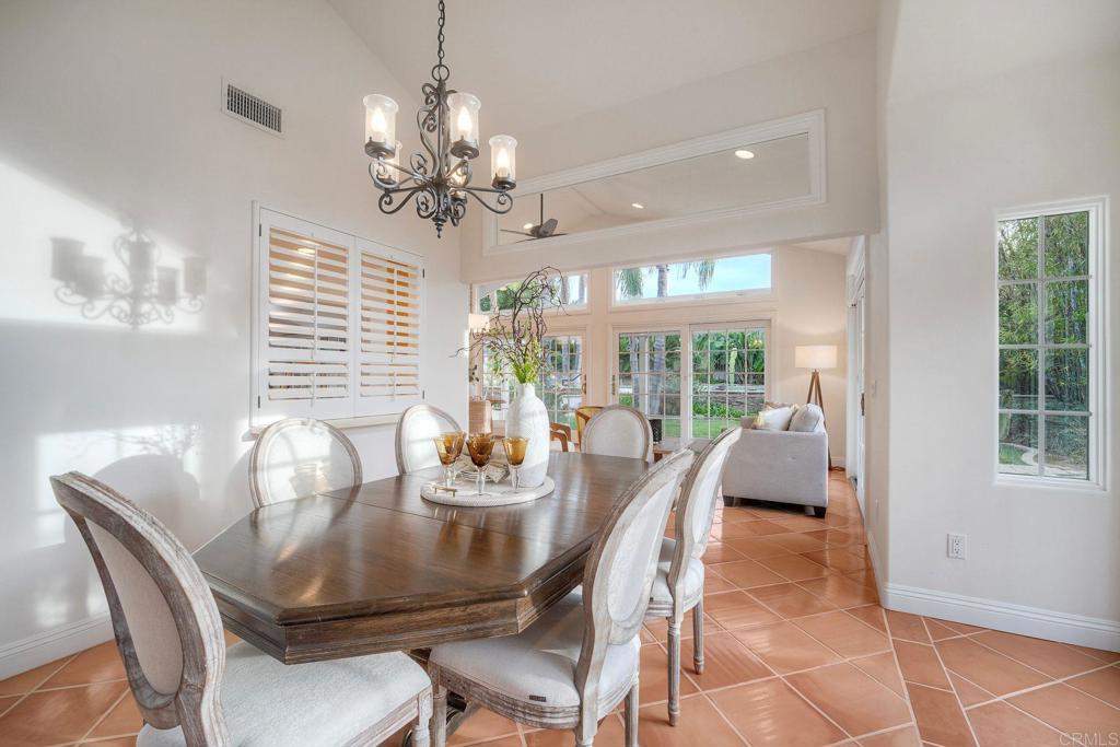 13253 Edina Way Poway, CA 92064 - Photo 17 of 55 There are 4 steps down from the living room to the large formal dining room.